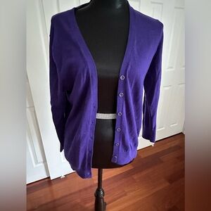 Cute purple cardigan. Size M.